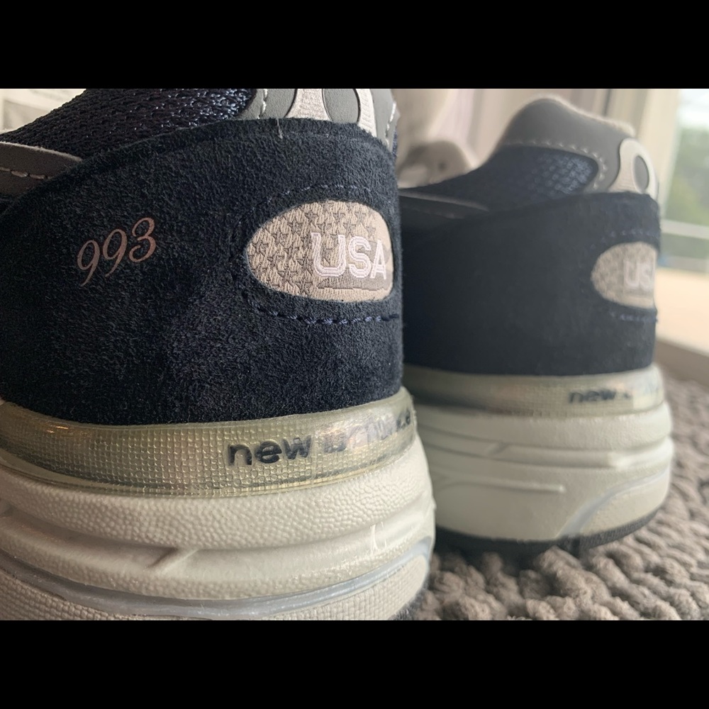 Womens Made in USA New Balance 993 (Kith Navy)